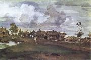 A Village Valentin Serov